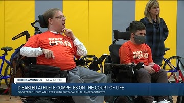 These athletes look beyond their conditions to keep their eyes on the competition