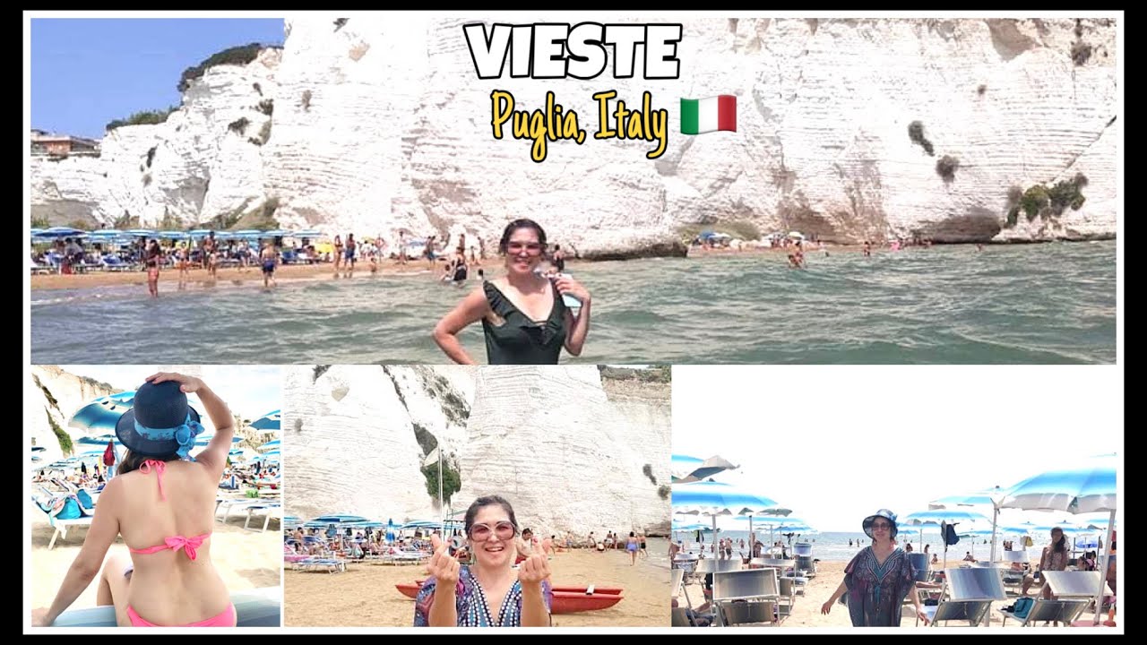 The beautiful beach of Vieste ❤️ | PUGLIA, ITALY 🇮🇹