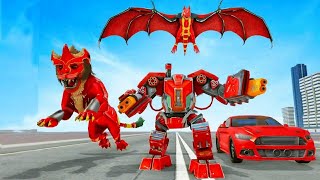 LION ROBOT CAR GAME 2021-FLYING BAT ROBOT GAMES INITIAL LEVEL screenshot 1