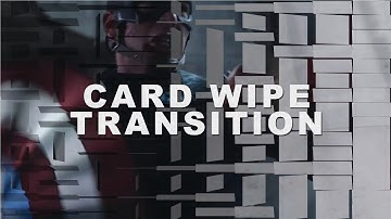 Card Wipe Transition - After Effects Tutorials