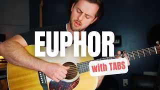 Novo Amor Euphor TABS Guitar Tutorial + Lesson