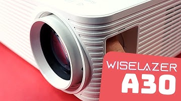WISELAZER A30 9500 Lumens LED Projector | For Home & Office Usage