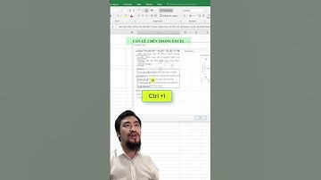Căn lề đều 2 bên trong excel cực đỉnh #tinhocvanphong #excel #word #powerpoint #exceltips #