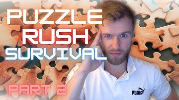 PUZZLE RUSH SURVIVAL RECORD RUN! part 2 (puzzles 25-35)