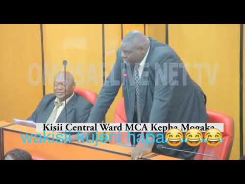 MCA Kepha Mogaka  Kisii Central MCA  Kenya