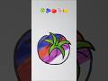 🍀🫐🍅🦩🍋satisfying creative art#satisfyling #colors #brush #emoji#freefire#art#creative#youtubeshorts