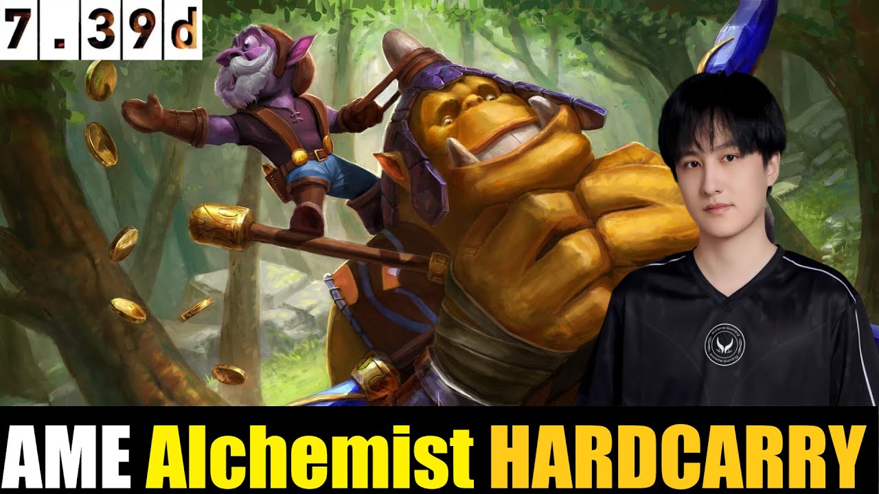 🤯AME [Alchemist] CARRY 7.39d - DOTA 2 HIGHEST MMR MATCH