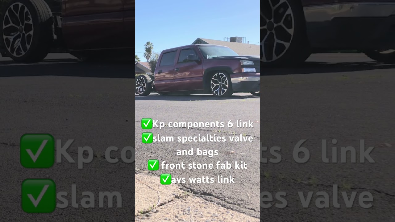 Bagged 2007 Silverado Crewcab on 22s 