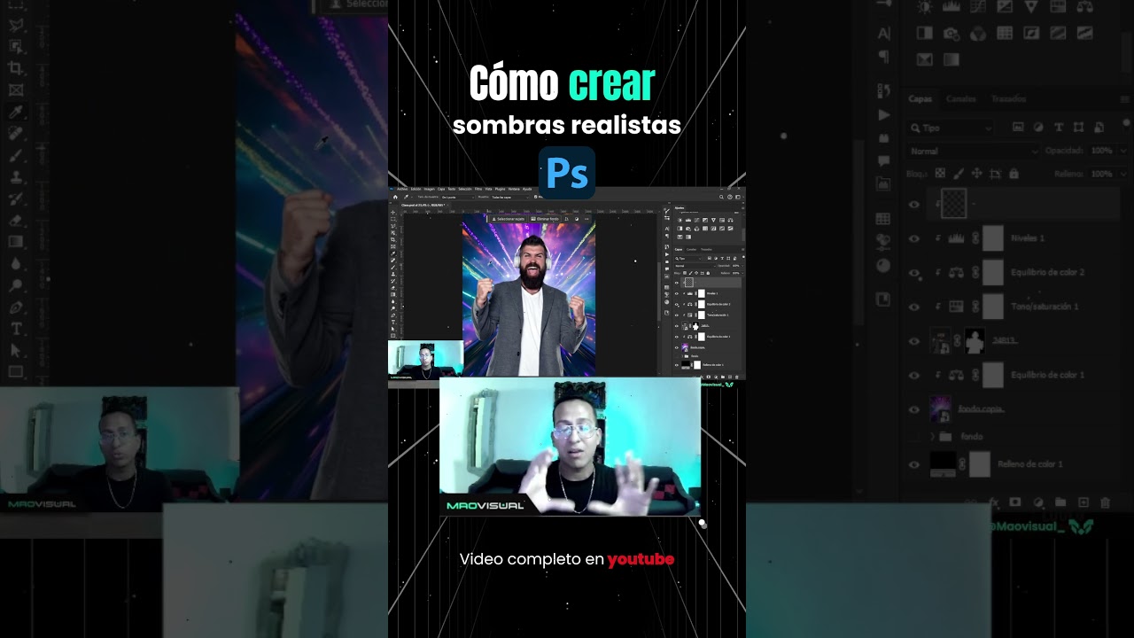 🫡 Cómo crear sombras realistas con Photoshop 