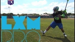 Kyle Harrison shooting at LXMpro lacrosse Training Day