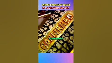 Big Rig Myth🤯😱  #mythbusters#science #physics #myths #mythology #facts #mythbusting