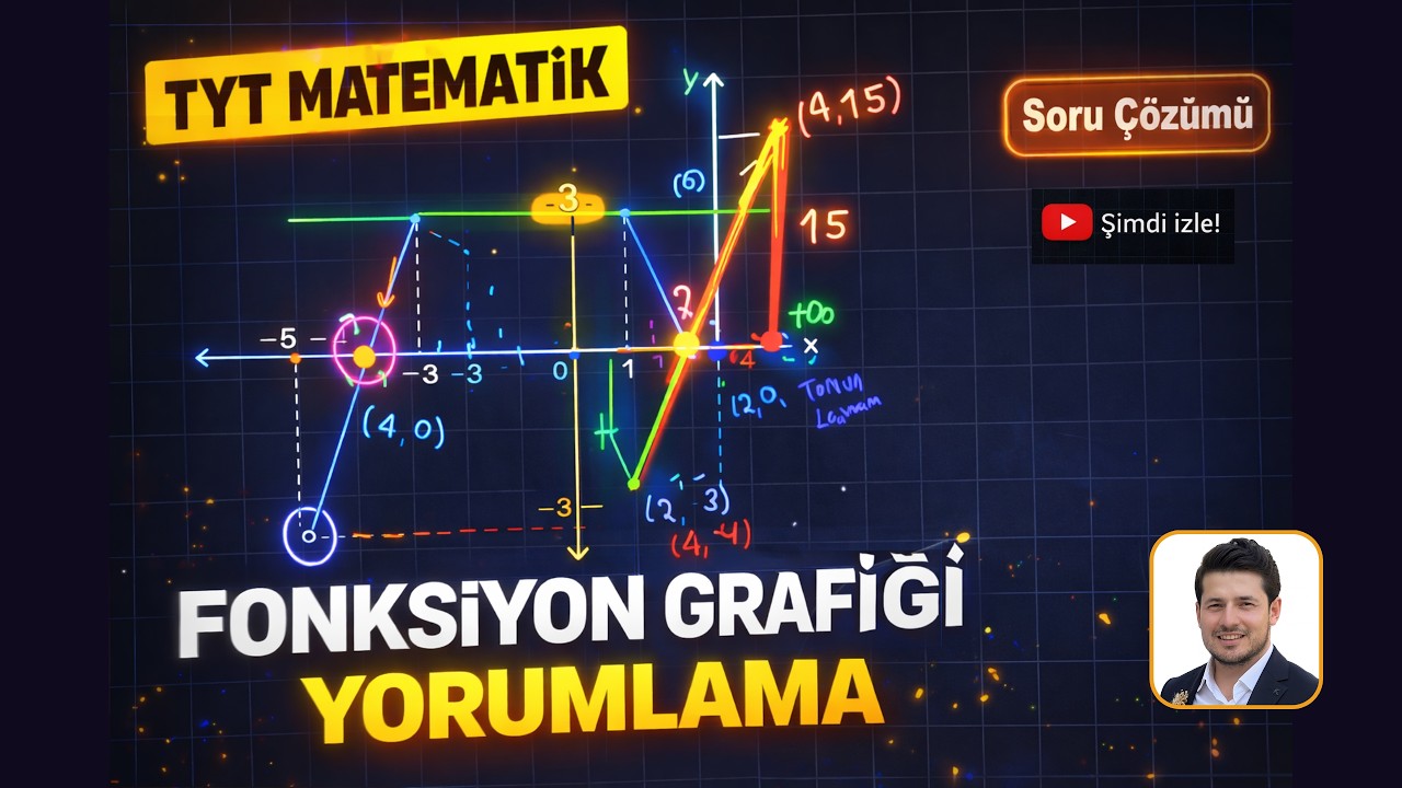Fonksiyon Grafiği Yorumlama | TYT Matematik Soru Çözümü 🔥