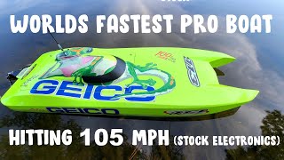 Worlds Fastest Miss Geico 36 back out again hitting 105 mph. 🚀🚀