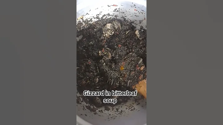 Fried bitterleaf soup #trend #yummy #shortsfeed #yummyfood #fyp