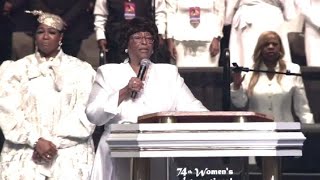 COGIC General Supervisor Mother Barbara McCoo Lewis Powerful Message  Extreme Measures'