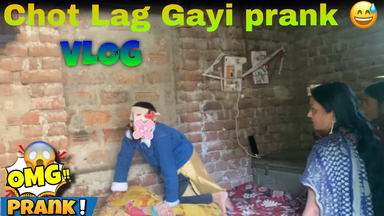 Chot lag Gayi prank on family 😅 Gone wrong