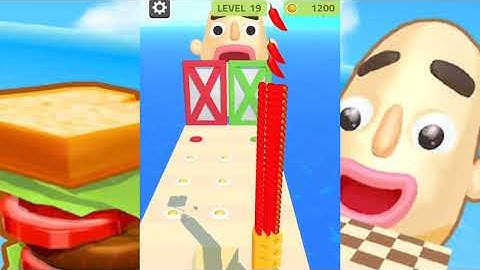 Sandwich Runner game HIGH SCORE 🌈 Gameplay Levels 16 - 20 Walkthrough IOS Android New Game FullapPr