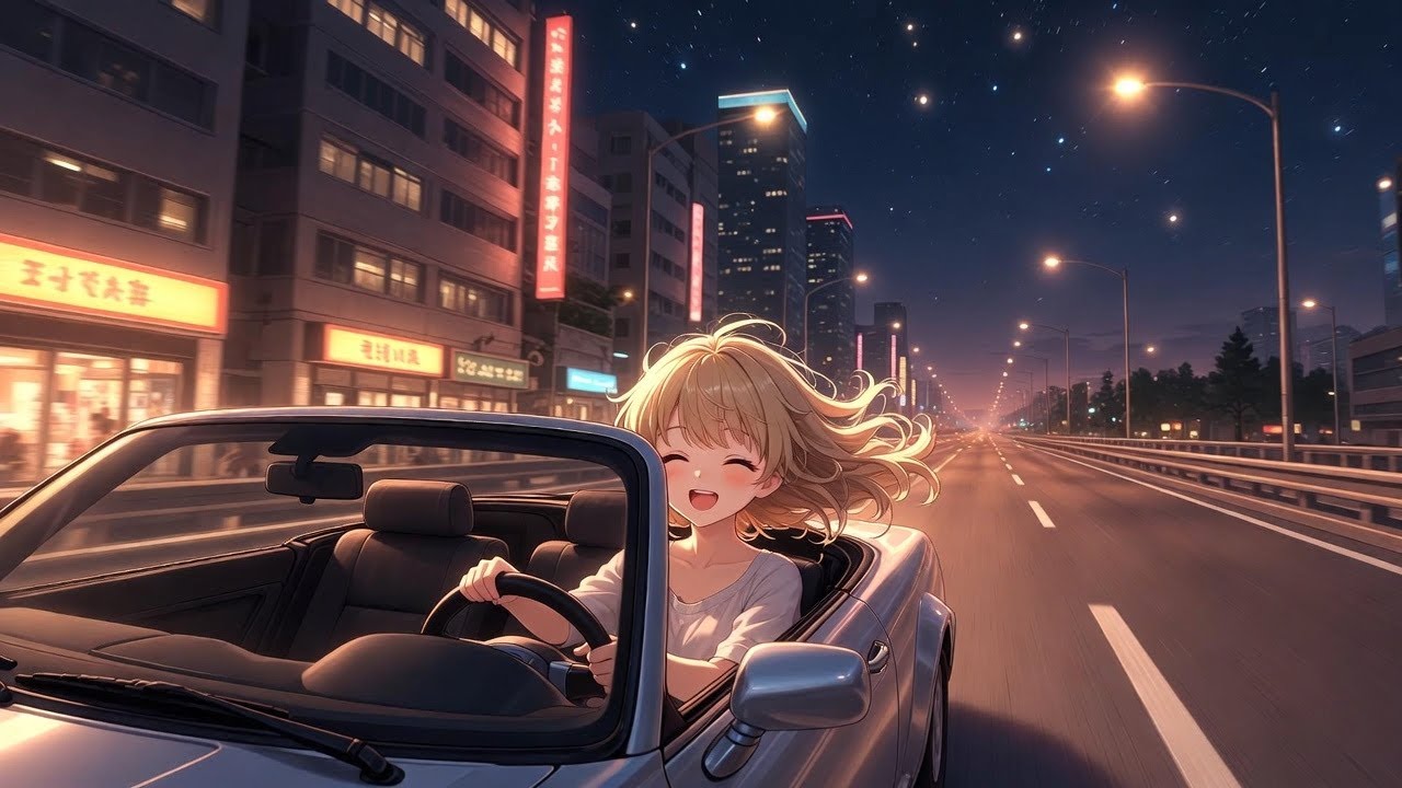 고층 건물 속 드라이브