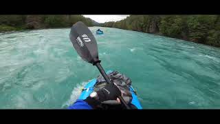 Packrafting the Kenai River on the Kokopelli Recon, Coopers Landing, Alaska