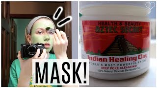 TRYING THE AZTEC SECRET INDIAN HEALING CLAY!! | LainaElyseVlogs
