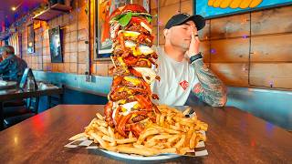 Download Lagu Trying To Survive The Most DIFFICULT Burger Challenge Of My Life! MP3