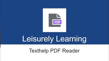 00   TEXTHELP PDF READER   Introduction