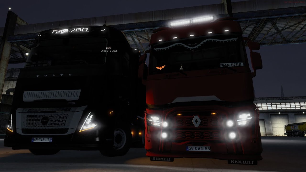 SİM1 DE AKIYORUZ. SİM1 TRUCKERSMP [ MAX 98 KM ] - MOZA R5 DİREKSİYON ...