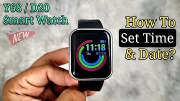 Smart Watch Time Setting | Set Time & Date Y68 / D20 / 116 Plus Smartwatch?