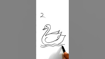 How to draw a Duck.#shorts #shortvideo #art #artist #drawing #draw #duck #easy #painting #howtodraw