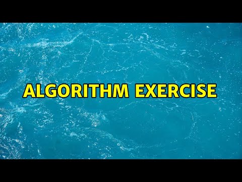 Algorithm exercise