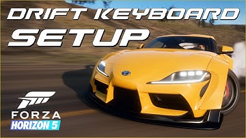 How To Tune a Drift Car in Forza Horizon 5 - Keyboard FH5 Easy Tuning Tutorial