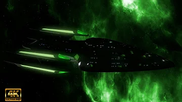 4K Assimilated Prometheus USS Ariel Vs x4 Klingon Neghvar - Star Trek Bridge Commander (Remastered)