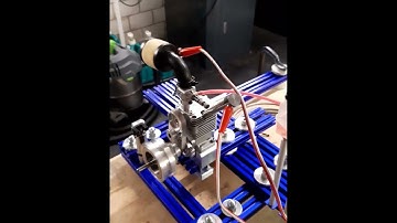 5th Upgrade 1 Cylinder Rotary Valve Model Engine / Modellmotor mit Walzendrehsteuerung / Part 5