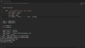Python OOP Tutorial 1  Classes and Instances
