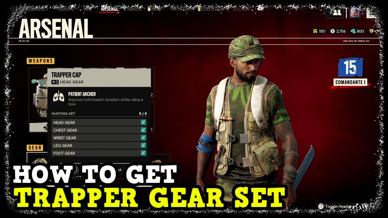 Far Cry 6 How to Get the Trapper Gear Set YouTube