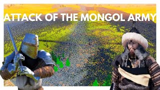 MONGOL Army vs White KNIGHTS *EPIC BATTLE* - Ultimate Epic Battle Simulator 2