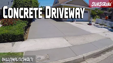 How to Pour a Concrete Driveway Addition  Perfect Driveway Pour