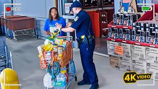 Dumb Shoplifter Gets Caught Stealing from Walmart