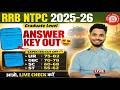 NTPC ANSWER KEY OUT आइए चेक करते है कि किससे कितने नंबर बन रहे हैं। #NTPC #answerkey #cutoffanalysis