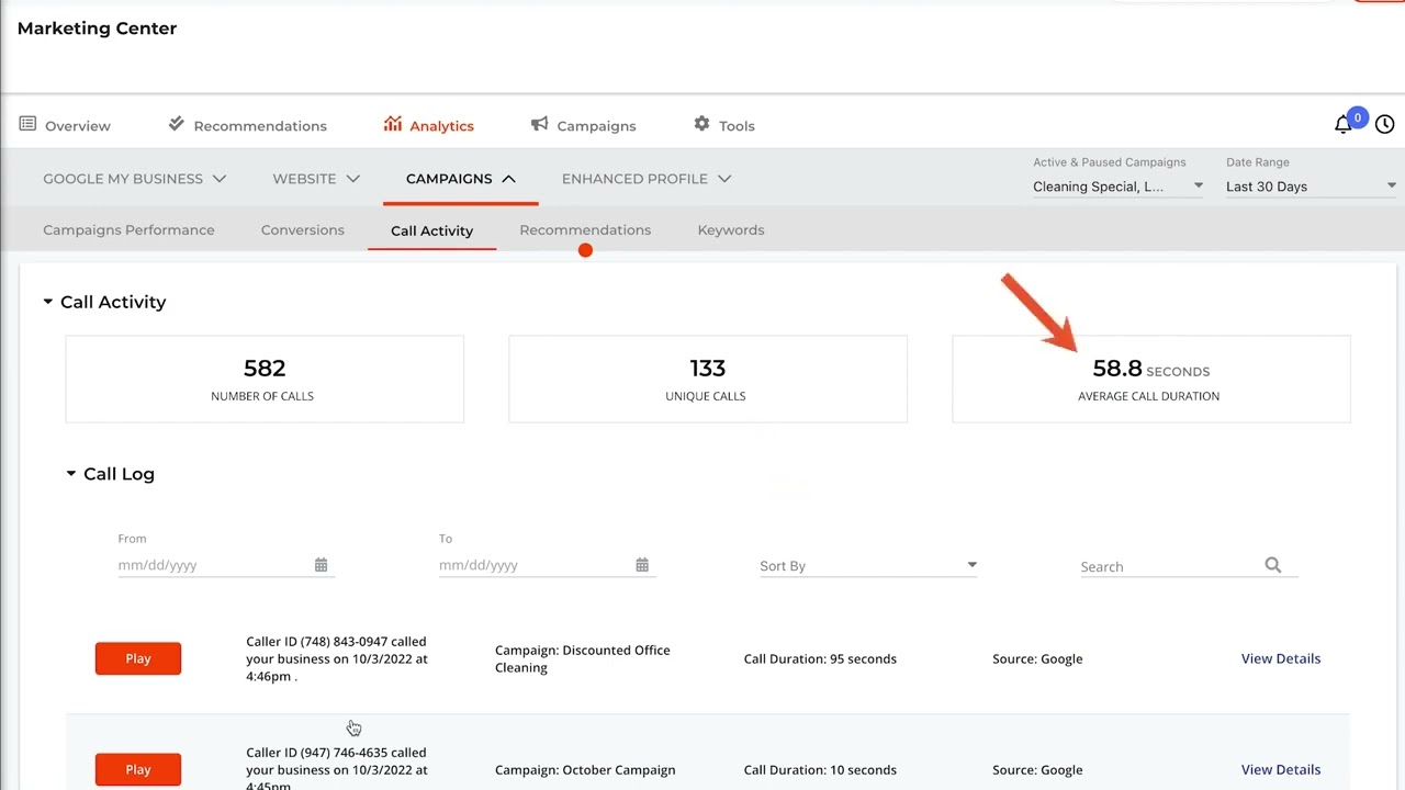 How To Access Campaign Analytics in Thryv Marketing Center