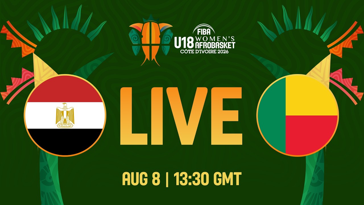 LIVE - Egypt v Benin | FIBA U18 Women's AfroBasket 2026 | Group Phase