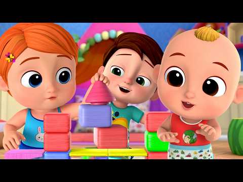 Baby Building London Bridge🌉 Fun Playtime With Siblings & Friends | Nursery Rhymes & Kids Songs