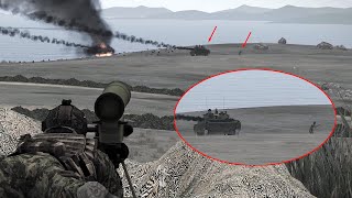 AT operator Destroyed Russian TANK | Flying Russian Tanks | ARMA 3: Military Simulator