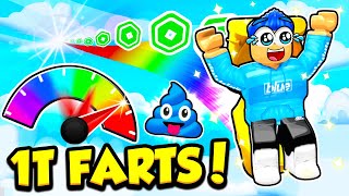 I GOT ONE TRILLION FART POWER AND WON FART RACE SIMULATOR!