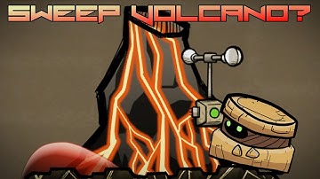 Volcano Powered Sweepy! Oxygen Not Included