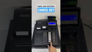 Using the CANCEL Key | SAM4s ER-900 Series Cash Register Tutorials