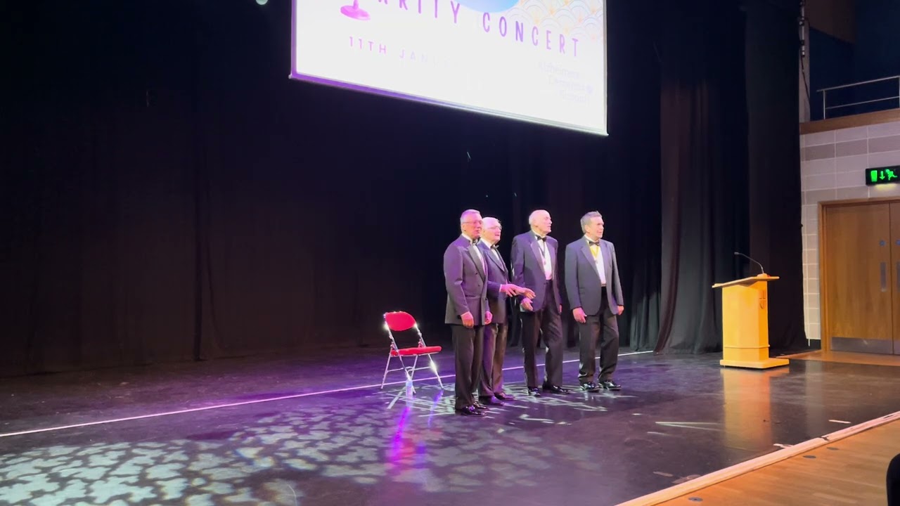 The Royal Males Performing at the ADS Charity Concert