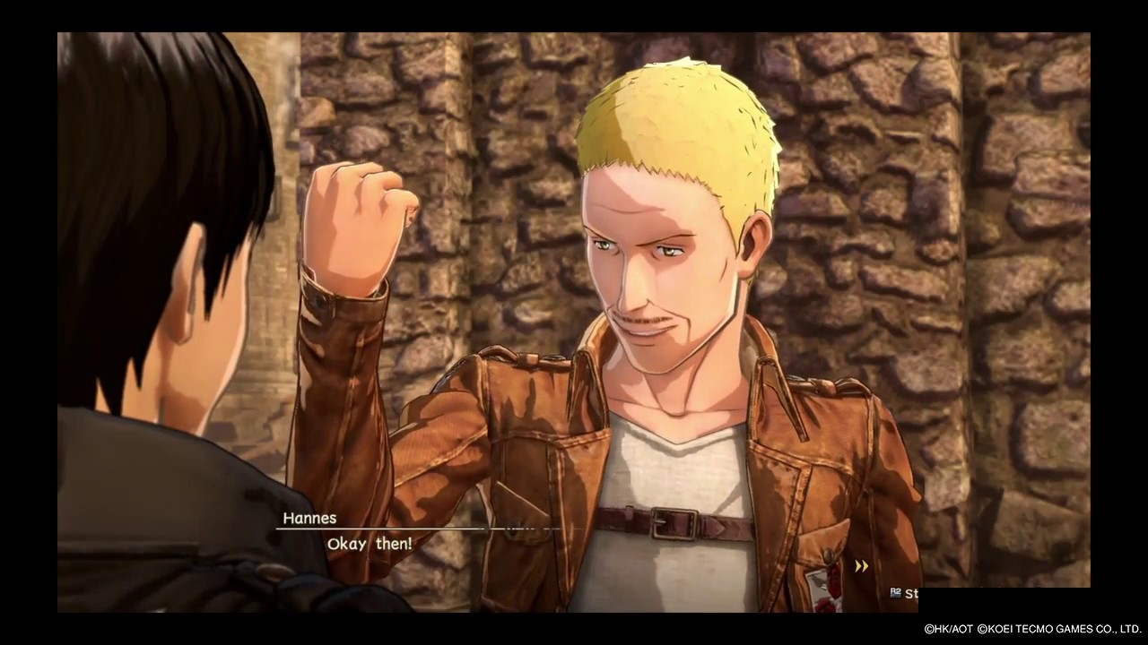 Attack On Titan 2 - Gameplay - Hannes Friendship Moment and Special Mission