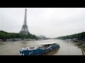 Seine River Overflows Paris Embankments 
