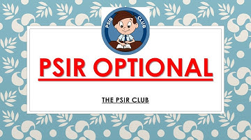 (Join Now ) | CLASS 01 | COMPLETE COURSE ON PSIR OPTIONAL | UPSC CSE 2021 | PSIR CLUB | UGC NET